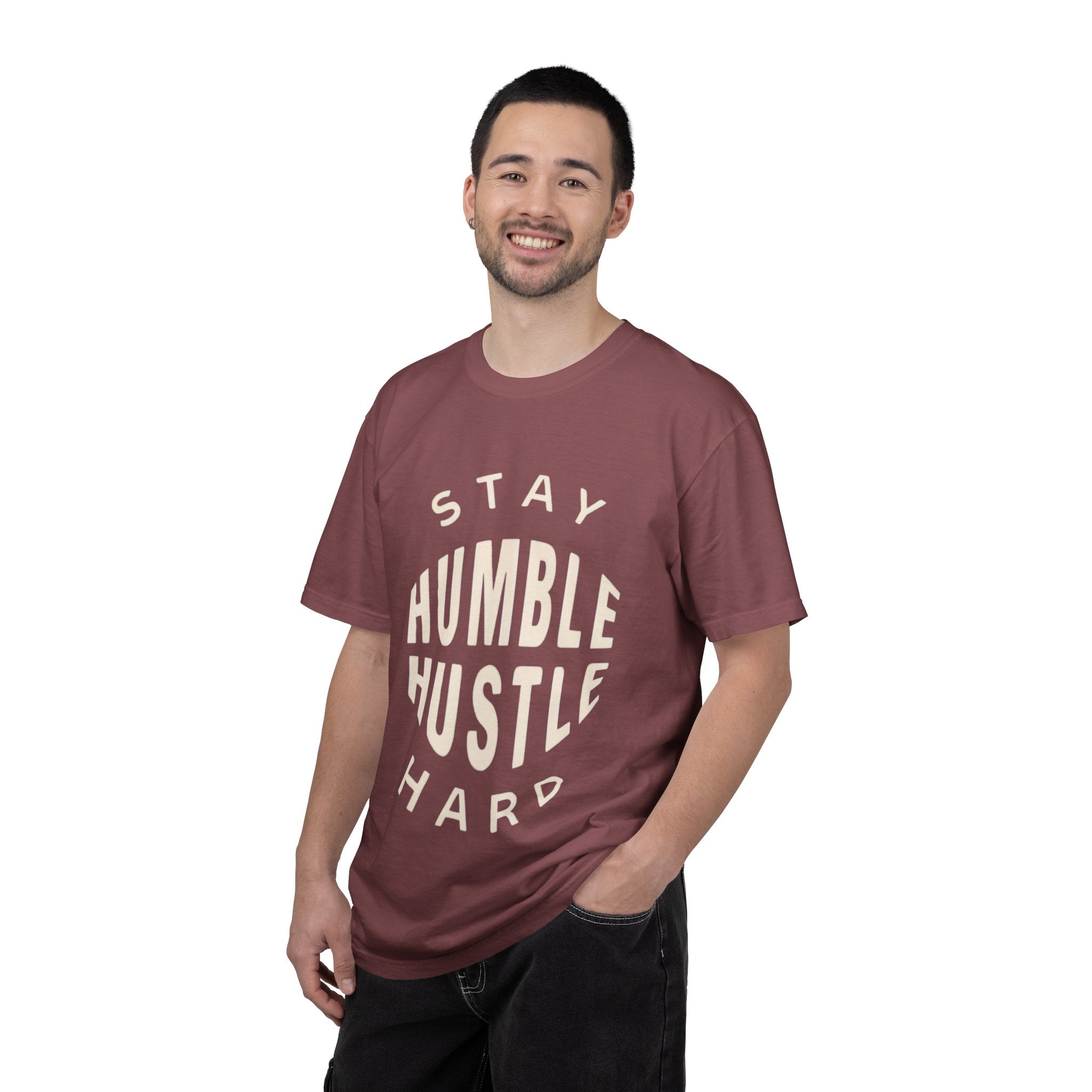 Humble Hustle T-Shirt — "Stay Humble Hustle Hard" Motivational Tee