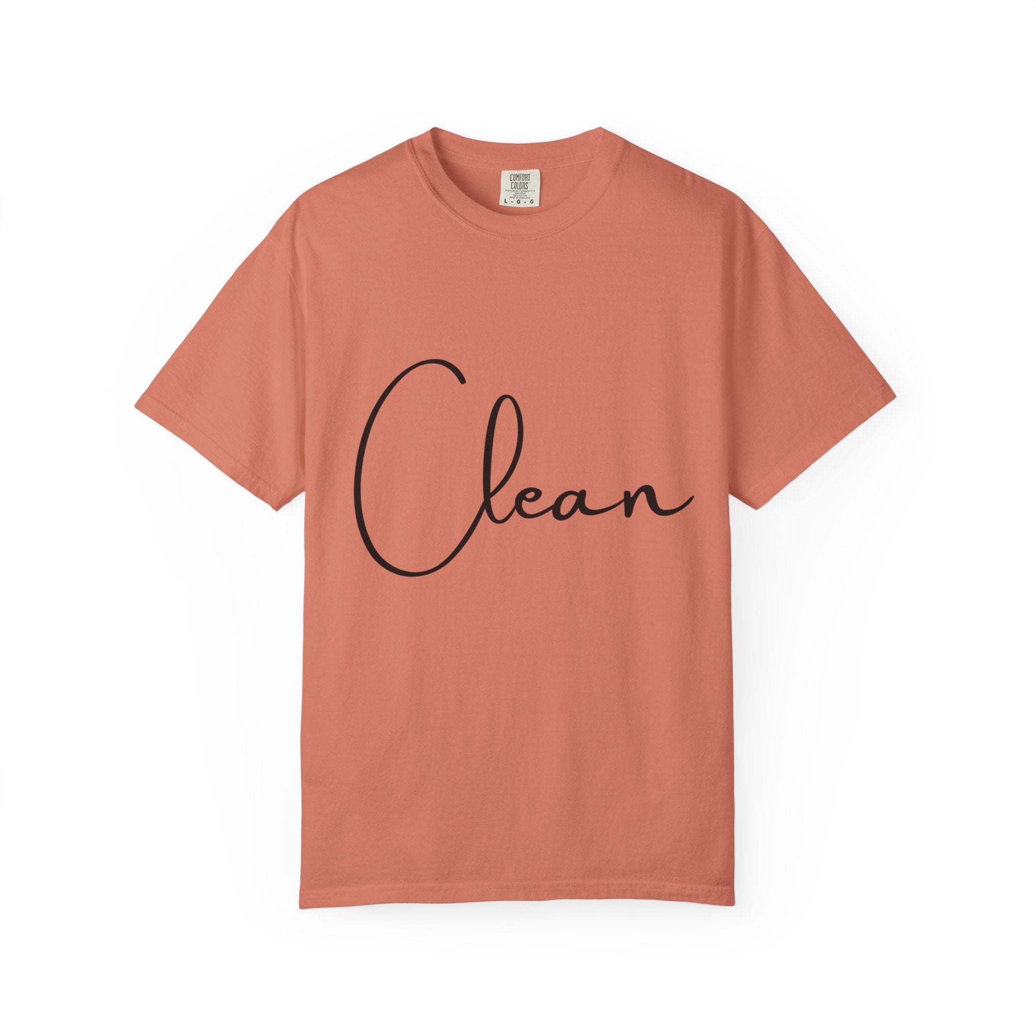 Clean Script T-Shirt — Minimalist Handwritten Graphic Tee