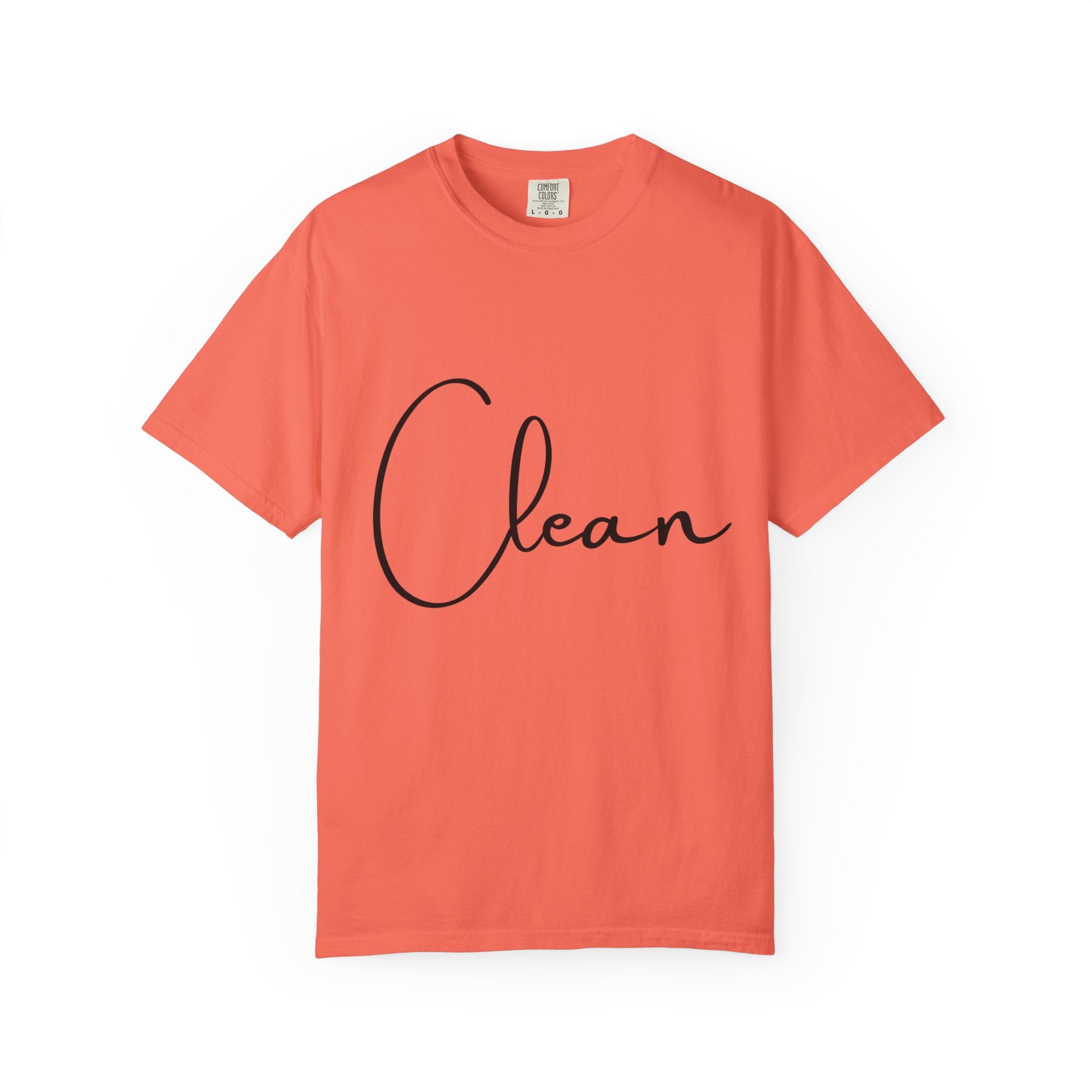 Clean Script T-Shirt — Minimalist Handwritten Graphic Tee