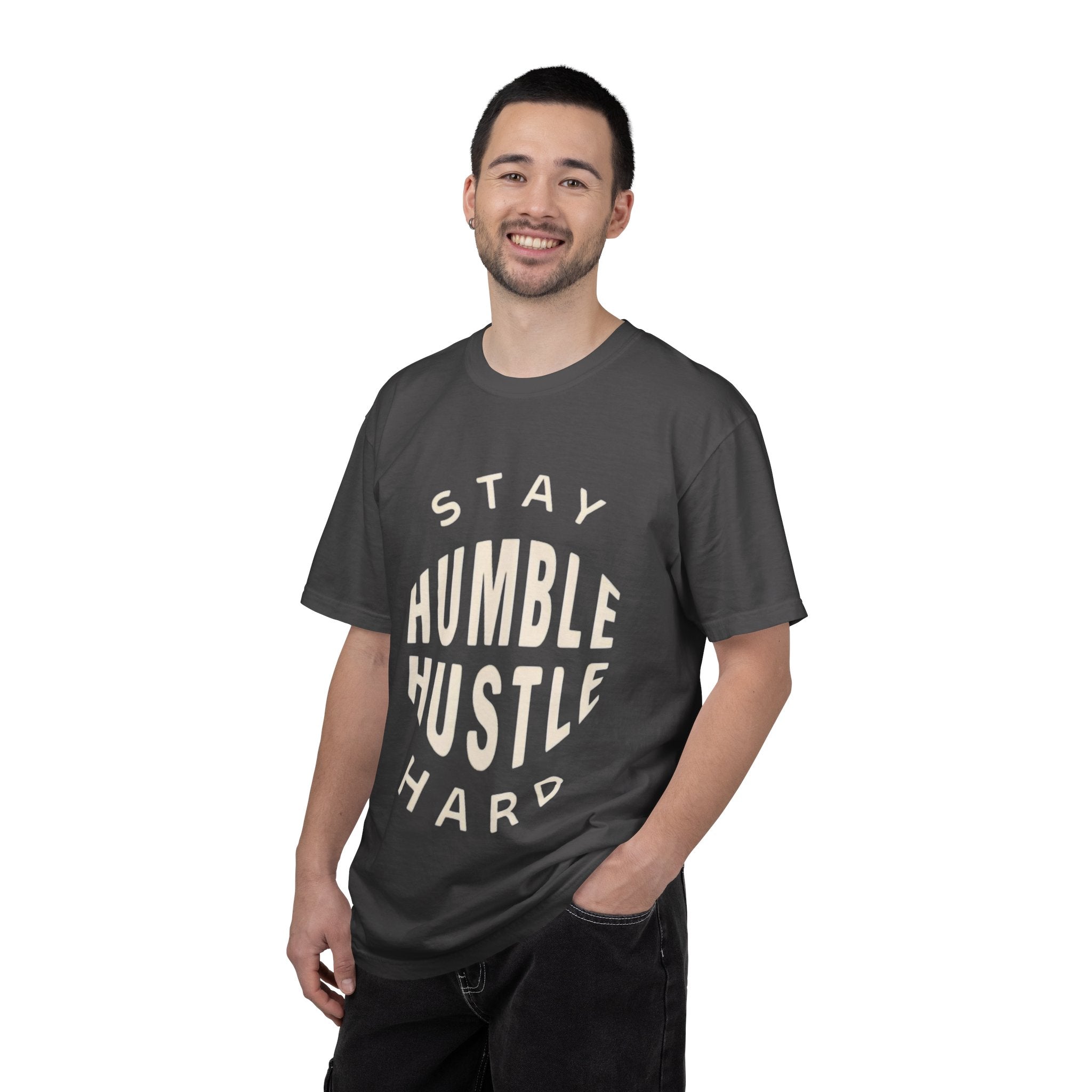 Humble Hustle T-Shirt — "Stay Humble Hustle Hard" Motivational Tee