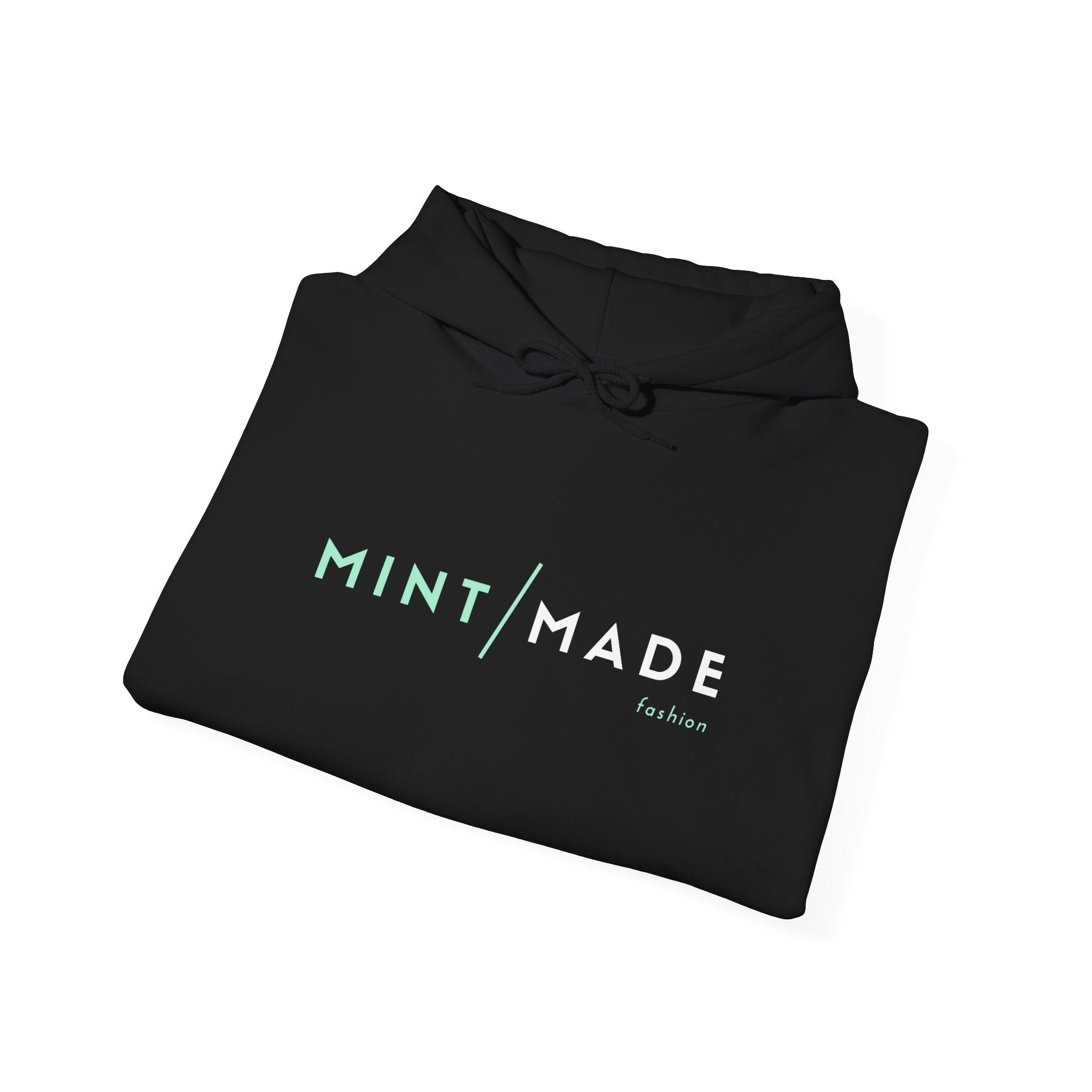 Mint Made Hoodie — Minimal Logo Pullover Sweatshirt