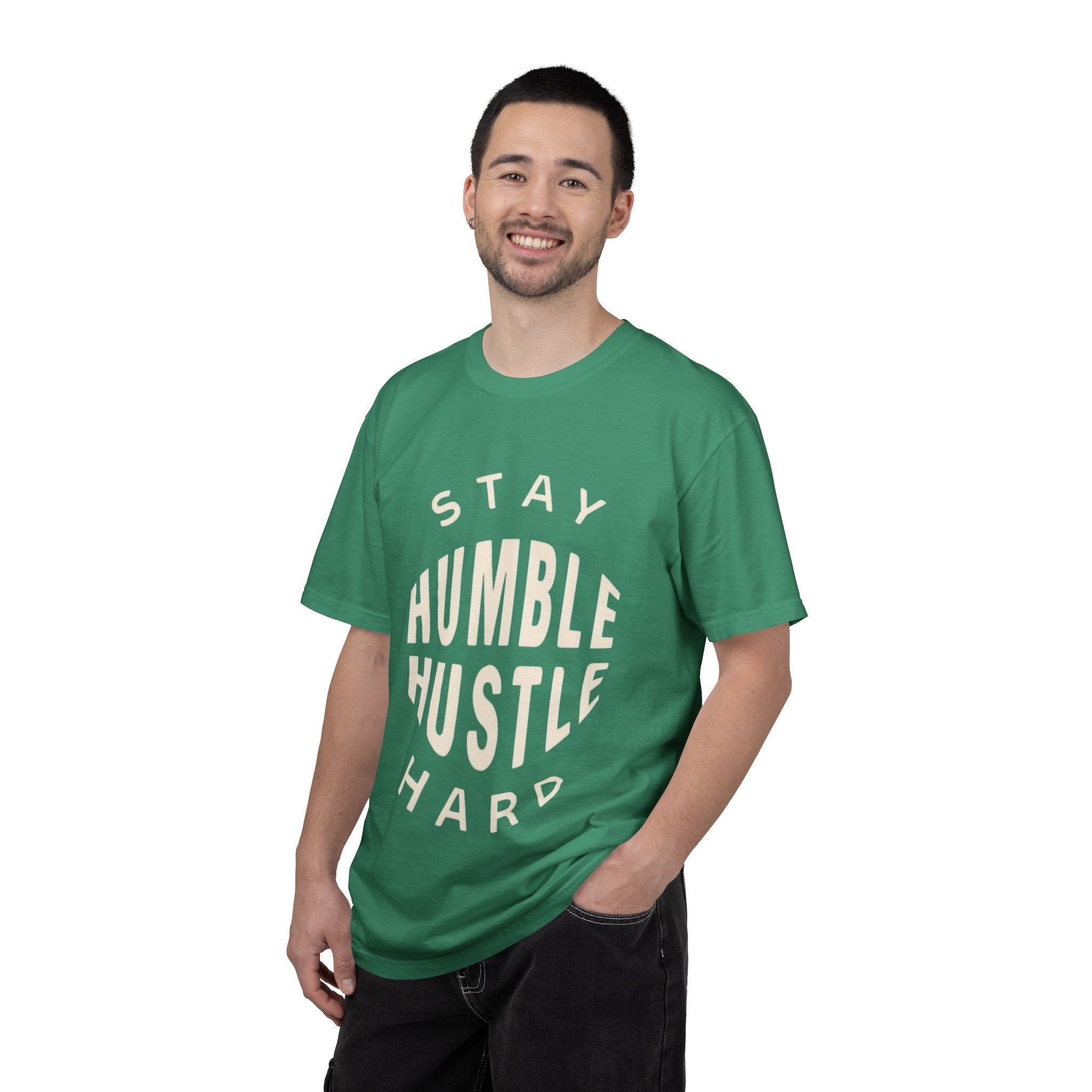 Humble Hustle T-Shirt — "Stay Humble Hustle Hard" Motivational Tee