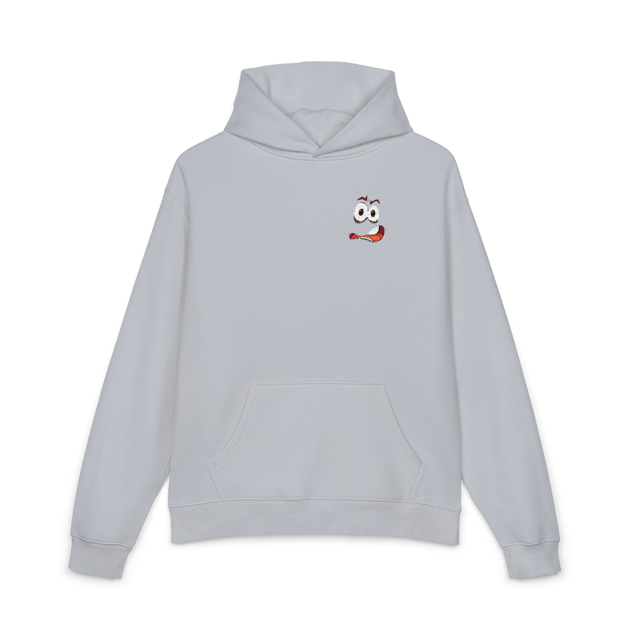 Relaxed Hoodie — Cute Cartoon Sushi Roll Pocket Logo Hoodie