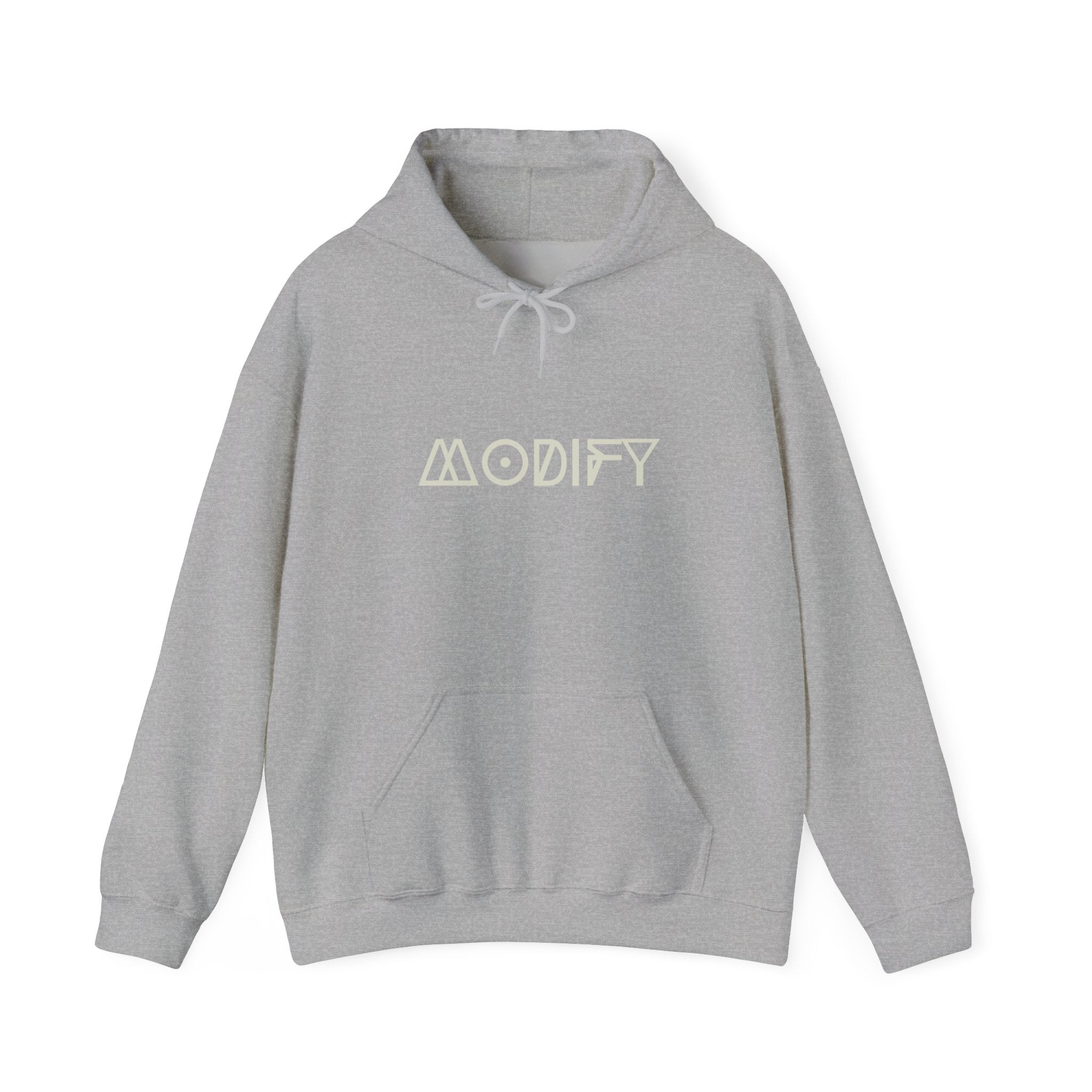 Modify Logo Hoodie — Minimalist Retro Geometric Pullover