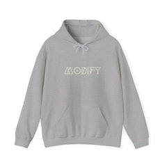 Modify Logo Hoodie — Minimalist Retro Geometric Pullover