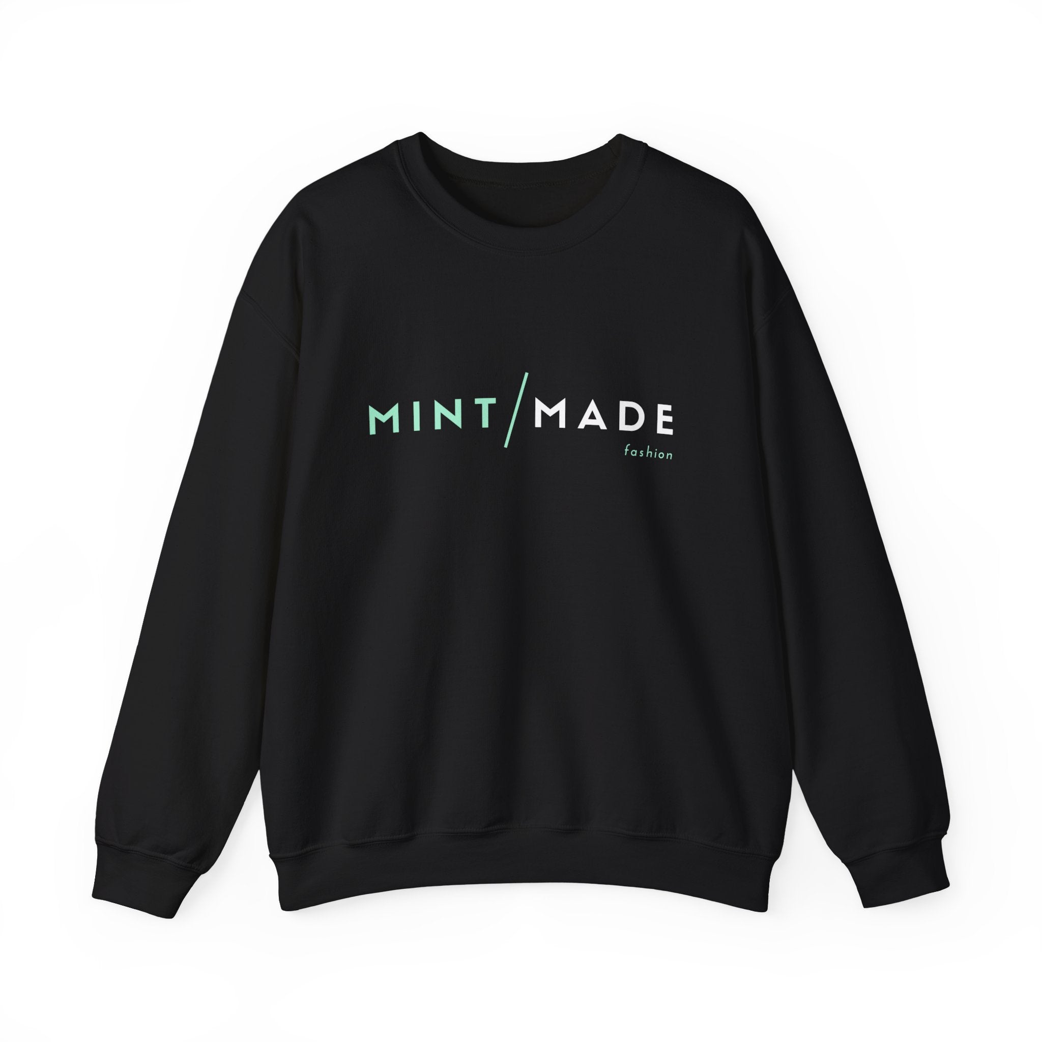 Mint Made Crewneck Sweatshirt — Minimal Logo Cozy Pullover