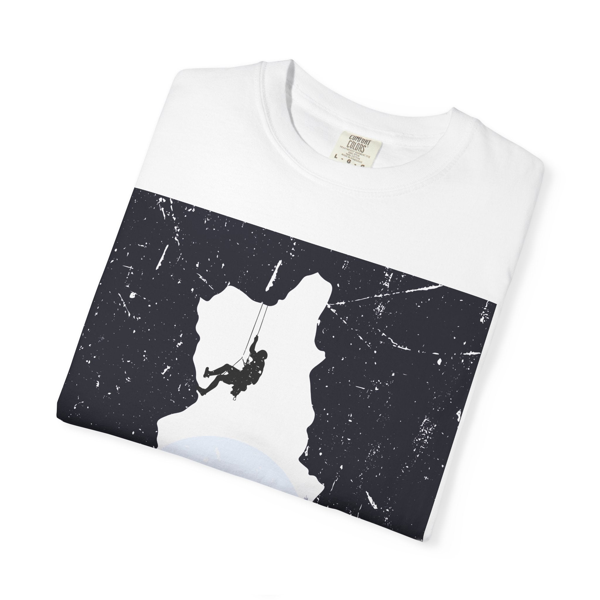 Climber Silhouette T-Shirt — And Still I Rise Mountain Adventure Tee