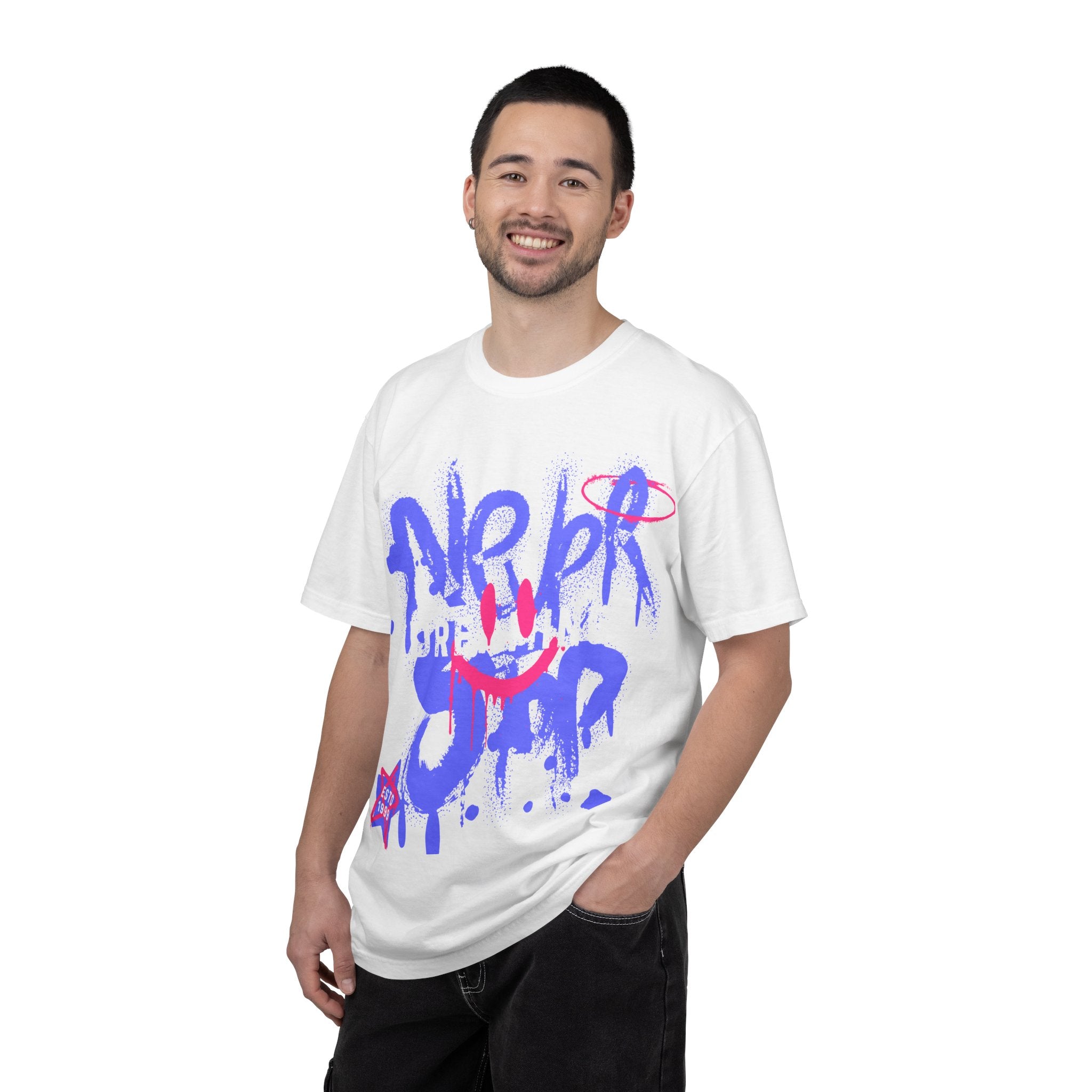 Graffiti Smile T-Shirt — Urban Streetwear Graphic Tee