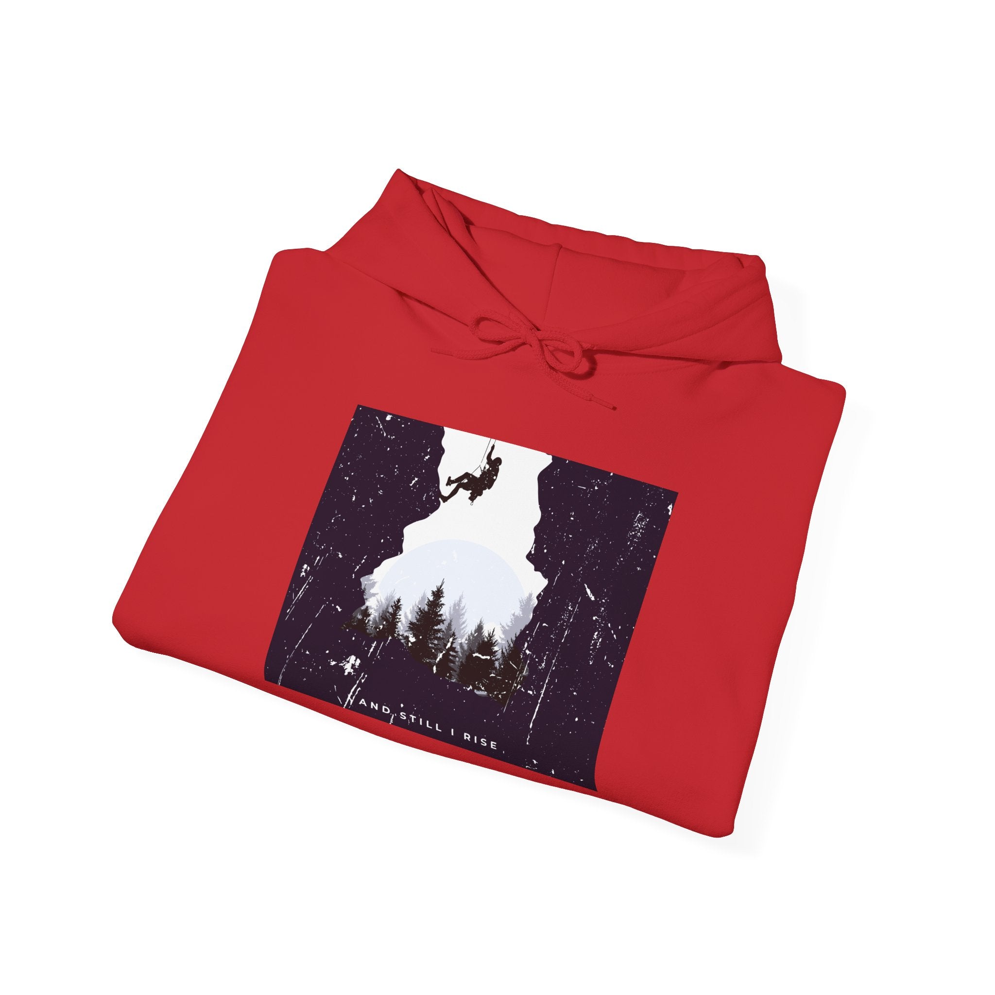 Forest Silhouette Hoodie — 'Come Follow Me' Outdoor Adventure Sweatshirt