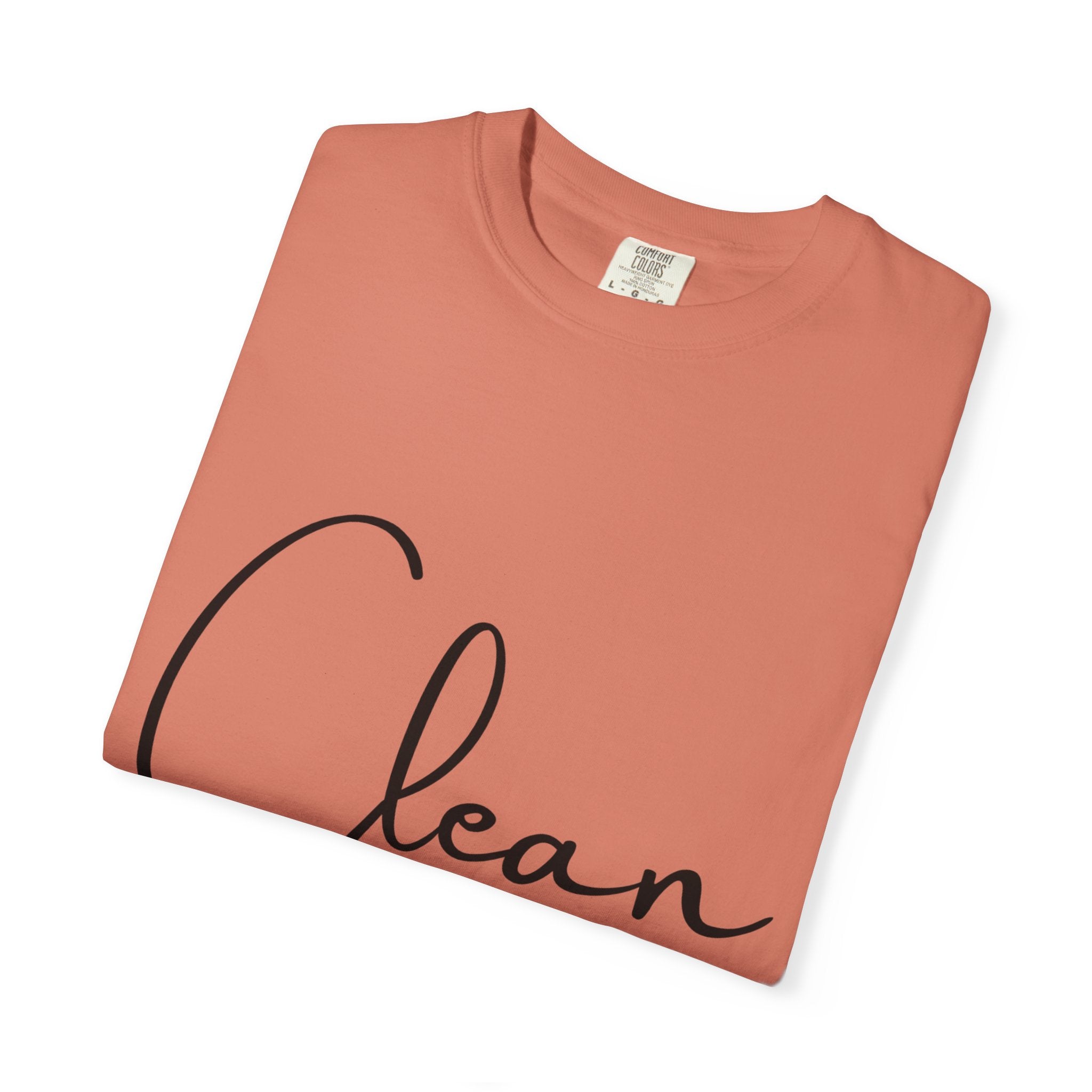 Clean Script T-Shirt — Minimalist Handwritten Graphic Tee