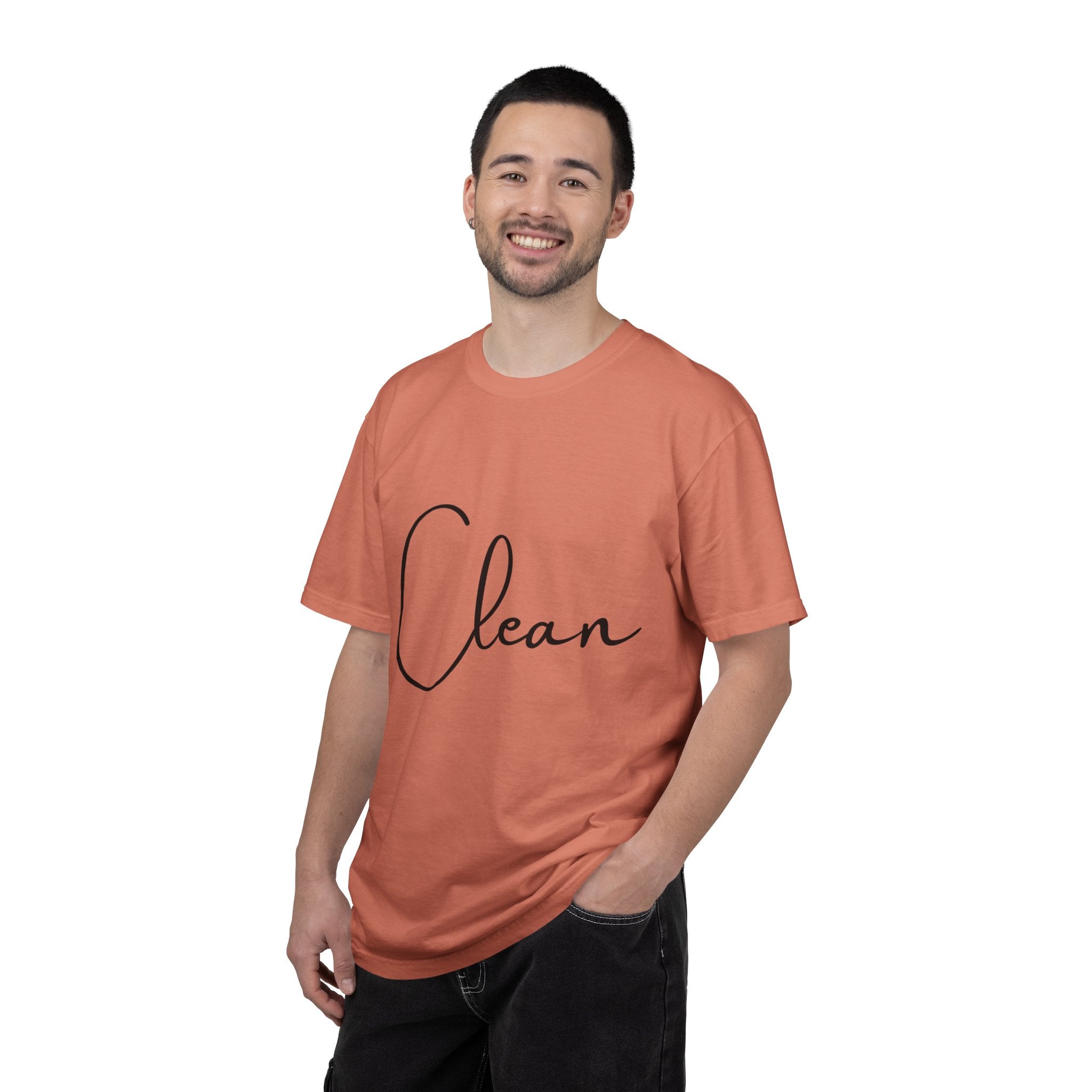 Clean Script T-Shirt — Minimalist Handwritten Graphic Tee
