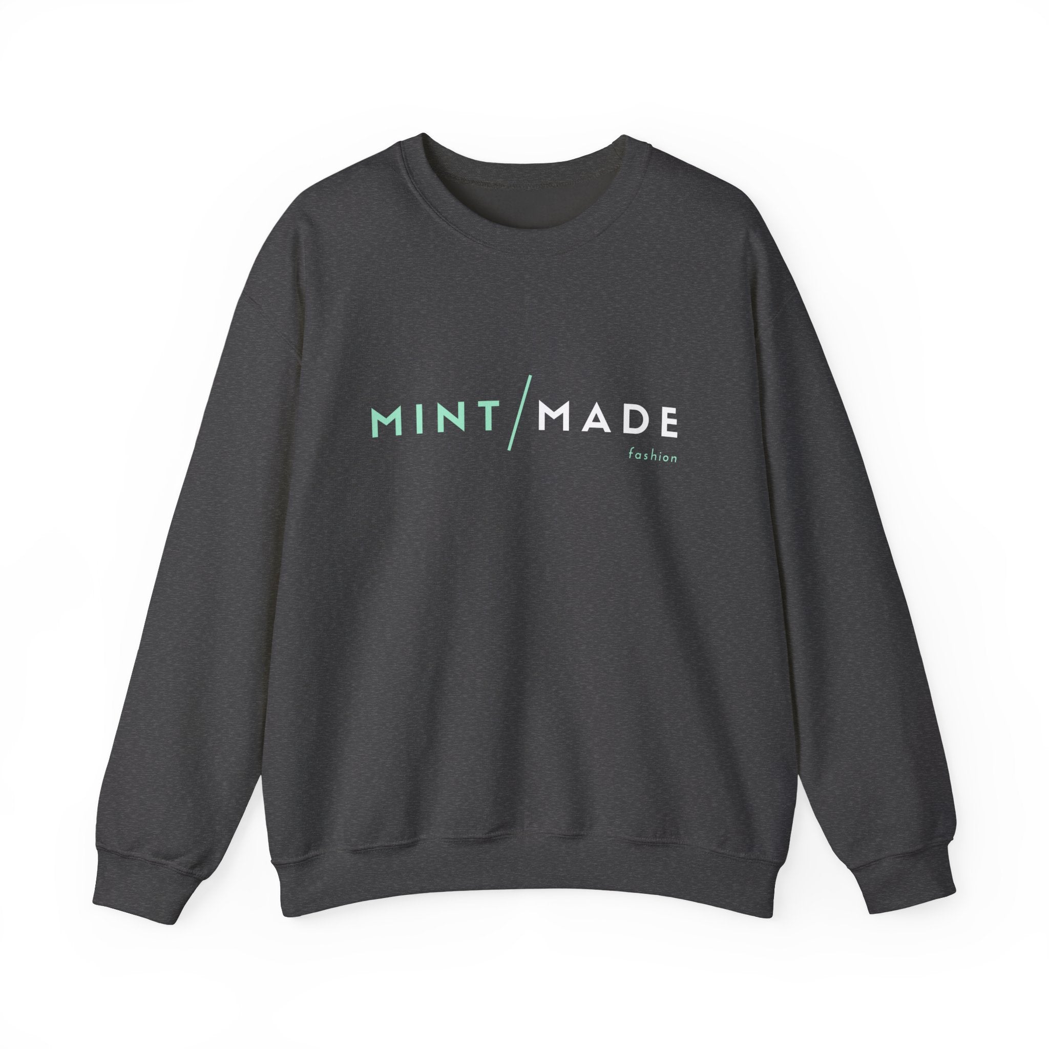 Mint Made Crewneck Sweatshirt — Minimal Logo Cozy Pullover