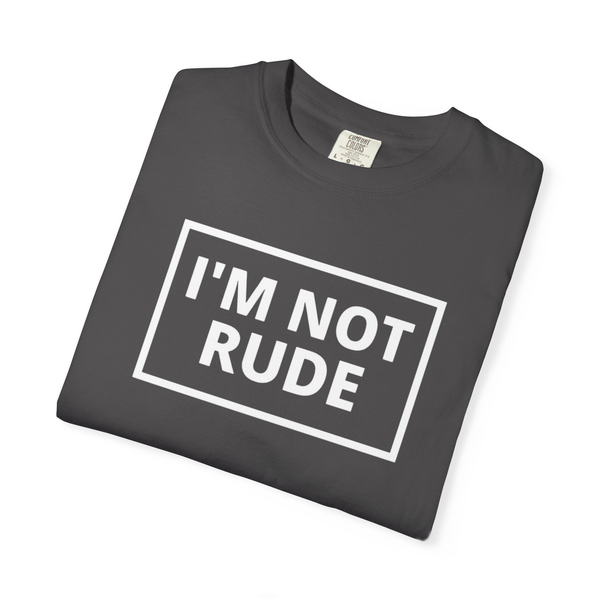 T-Shirt — "I'm Not Rude, I Have Social Anxiety" Graphic Tee