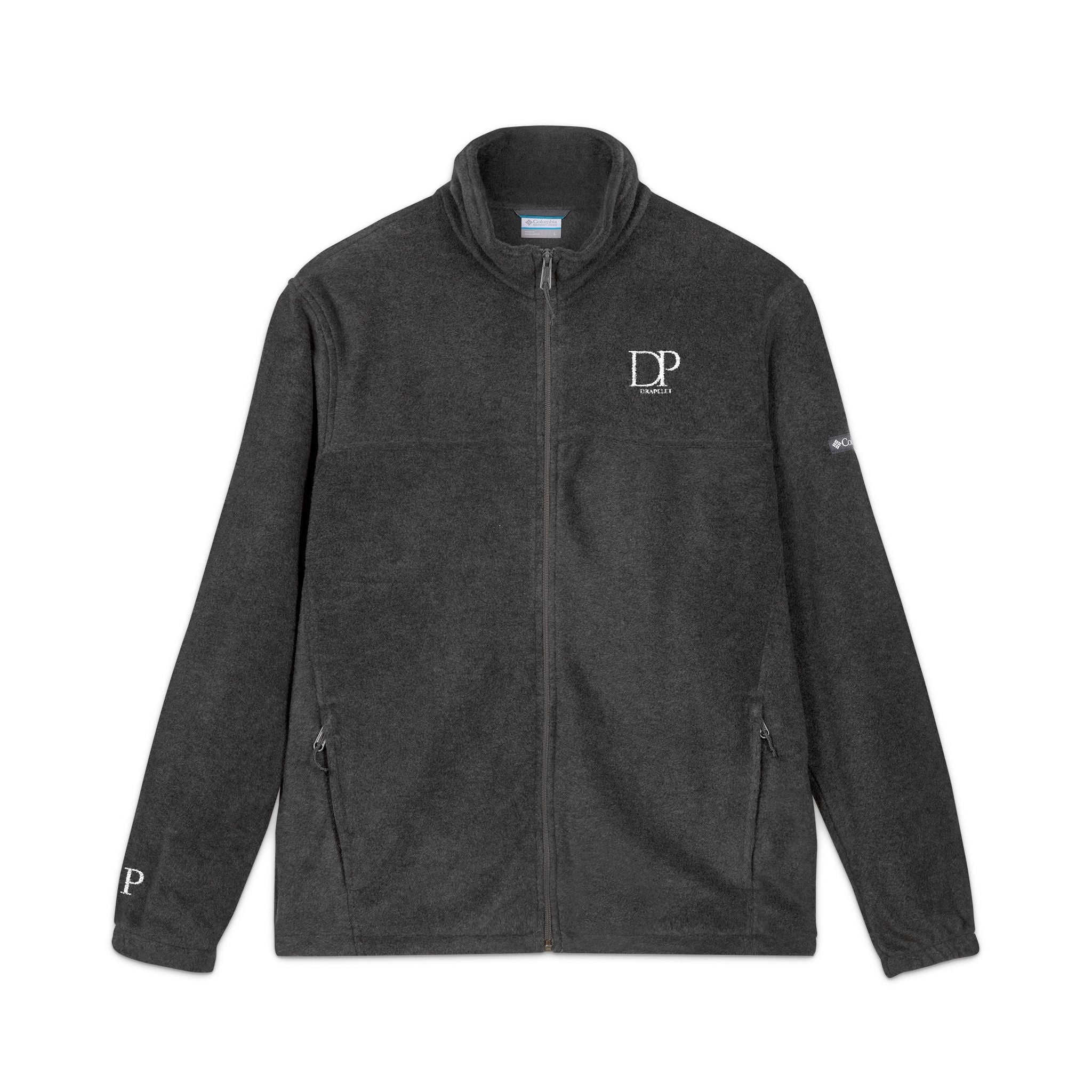 Embroidered Fleece Jacket – Cozy Columbia Zip-Up with LP Logo