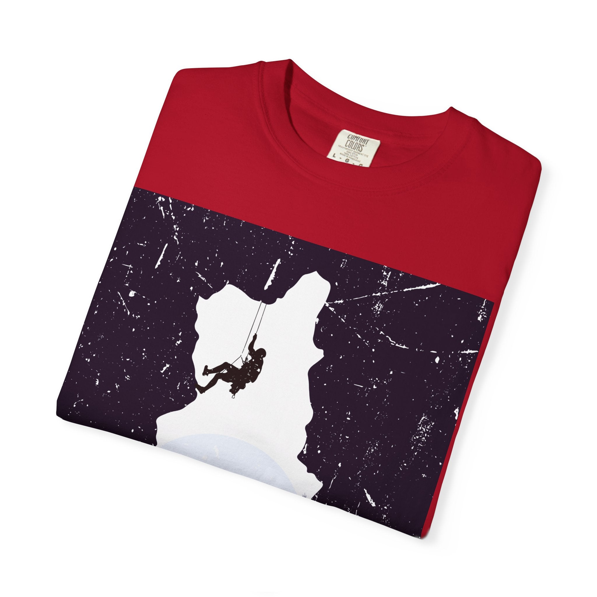 Climber Silhouette T-Shirt — And Still I Rise Mountain Adventure Tee