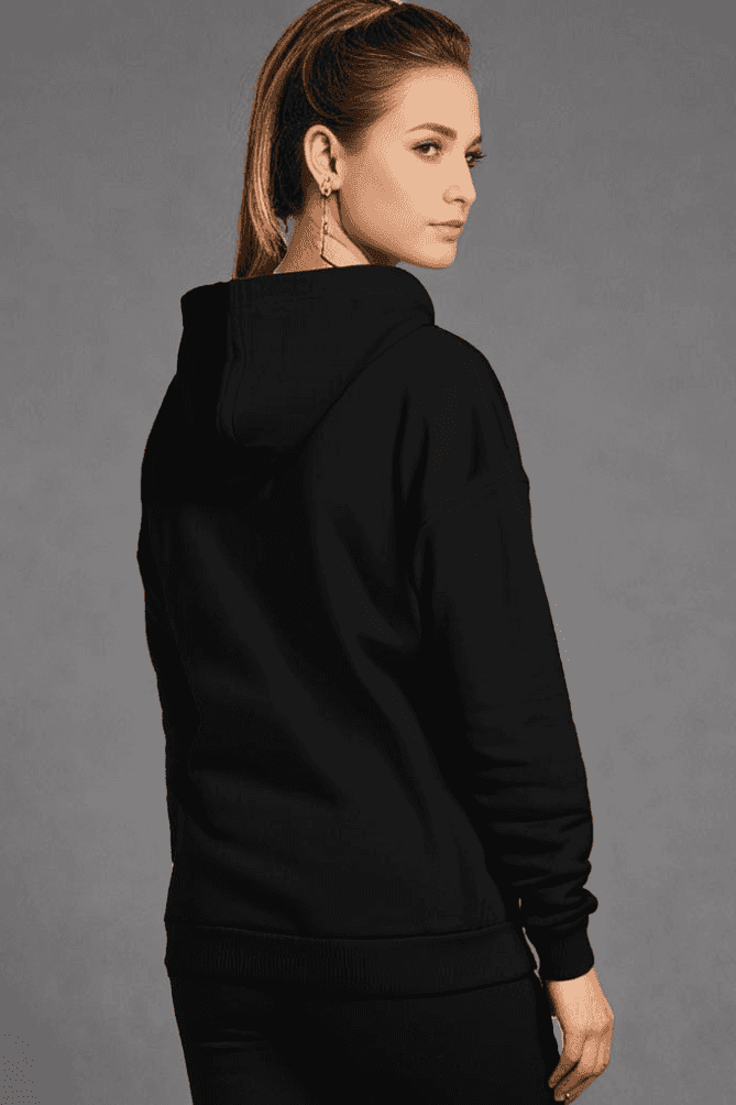 Women's Coffee Oversized Hooded Sweatshirt