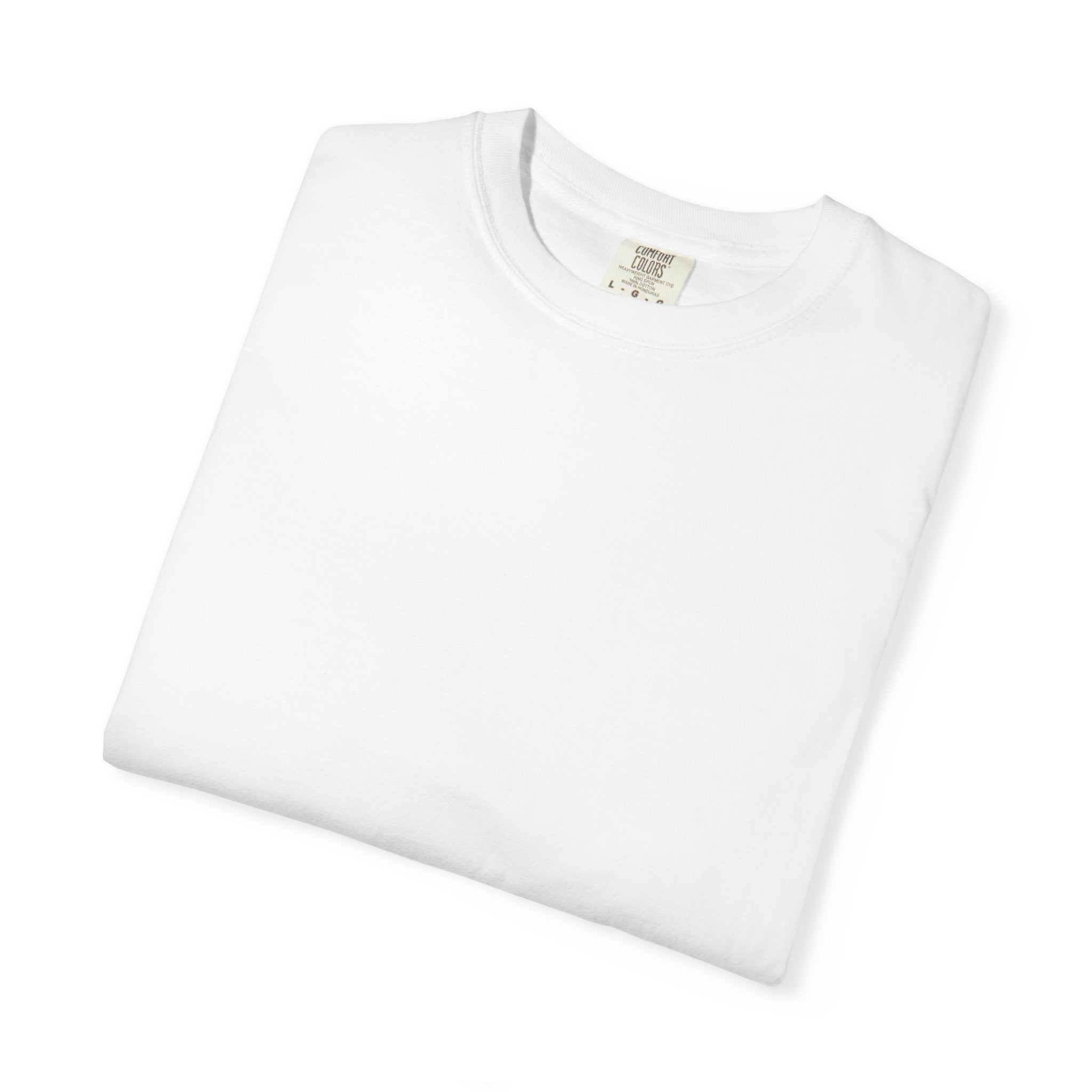 T-Shirt — Classic Plain White Garment-Dyed Tee