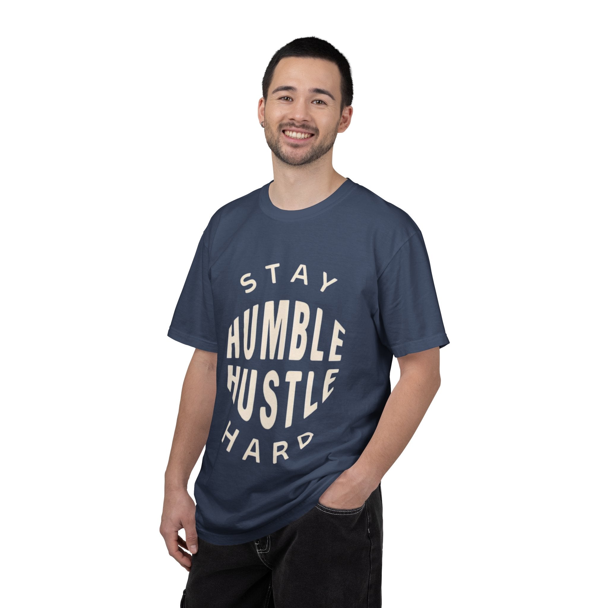Humble Hustle T-Shirt — "Stay Humble Hustle Hard" Motivational Tee