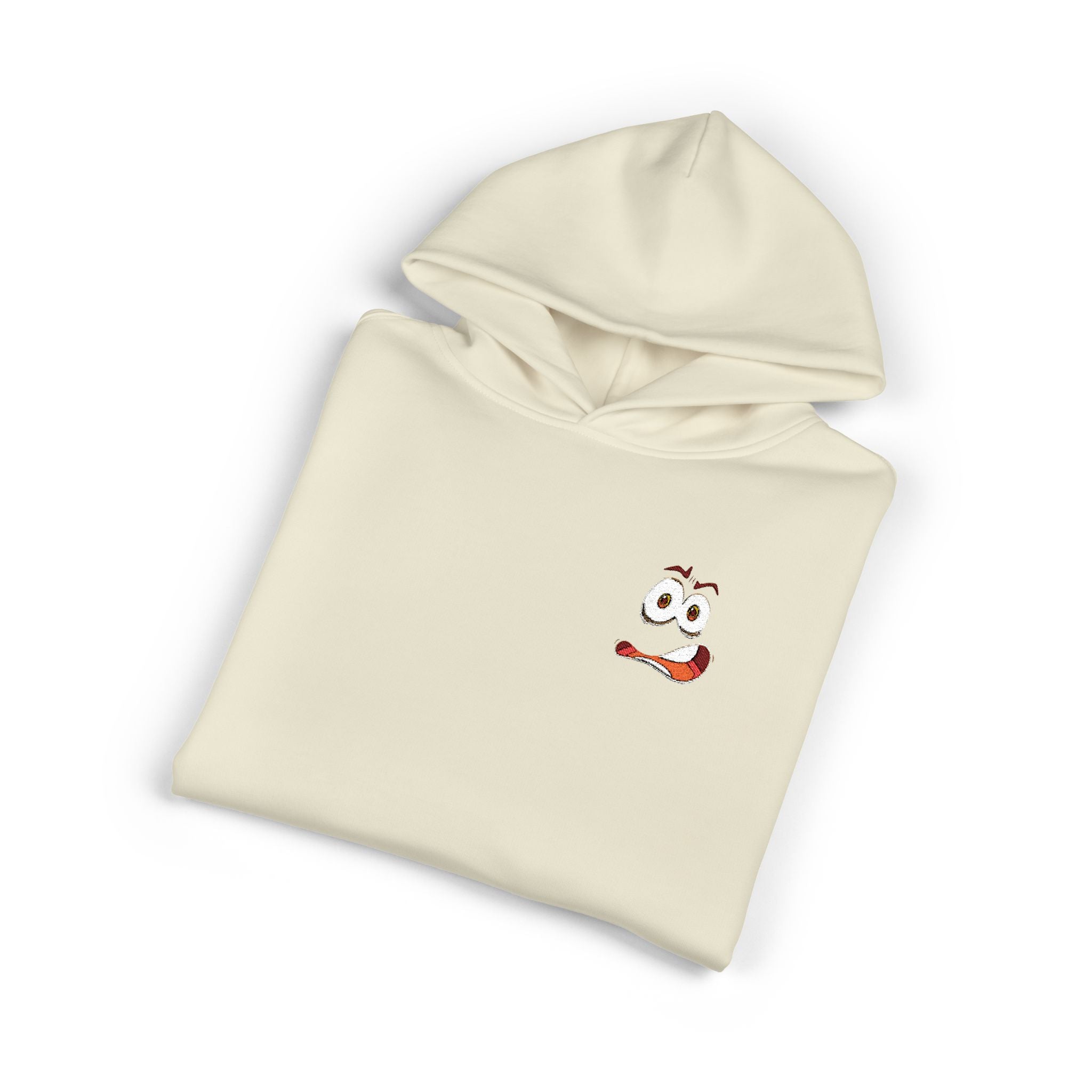 Relaxed Hoodie — Cute Cartoon Sushi Roll Pocket Logo Hoodie