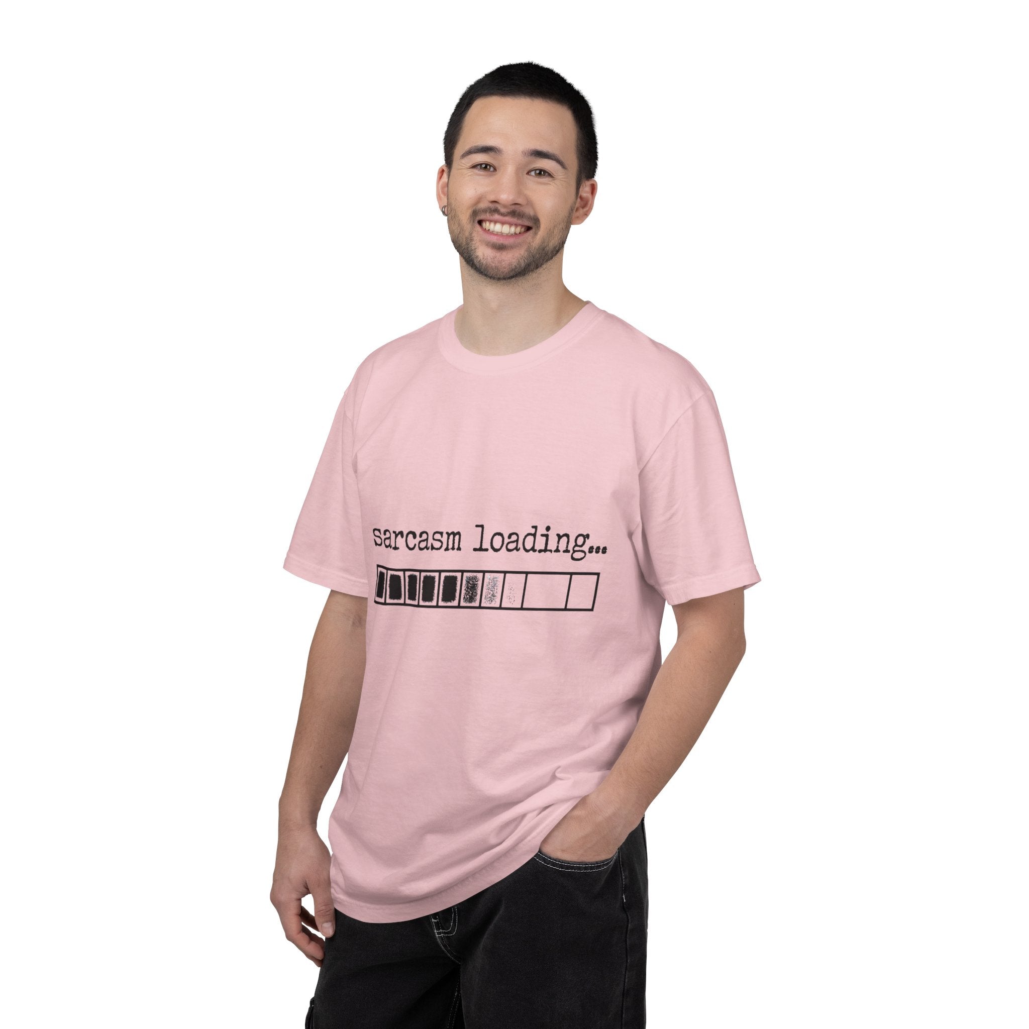 Sarcasm Loading T-Shirt — Funny Graphic Tee for Sarcastic Humor Lovers