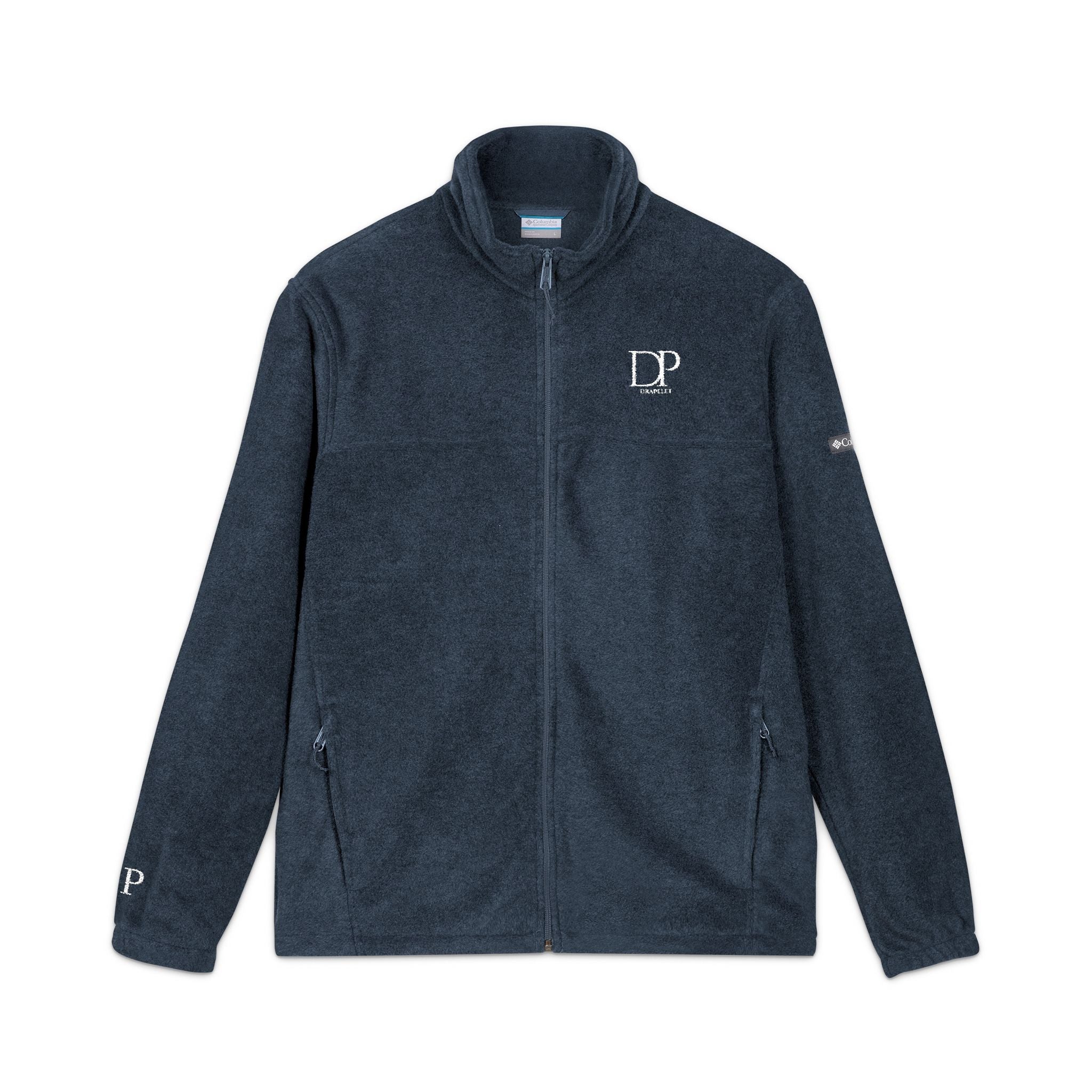 Embroidered Fleece Jacket – Cozy Columbia Zip-Up with LP Logo