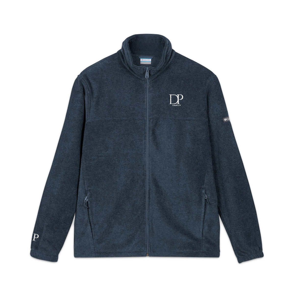 Embroidered Fleece Jacket – Cozy Columbia Zip-Up with LP Logo