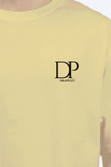 Unisex Beige Oversized Standard T-Shirt - Drapelet