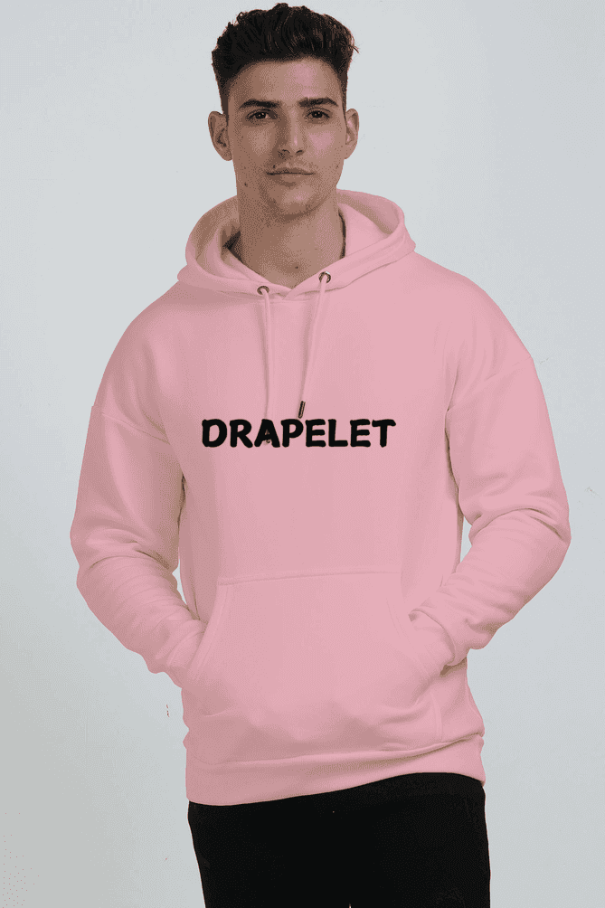 Unisex Drapelet Oversized Hooded Sweatshirt