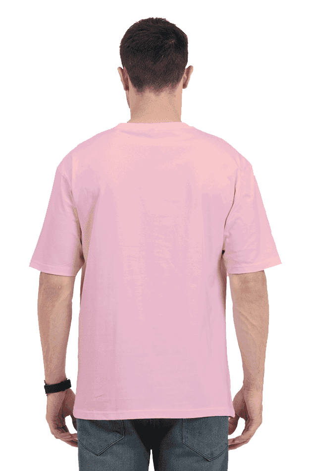 Unisex Light Baby Pink Oversized Standard T-Shirt - Drapelet
