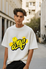 Unisex Swag Terry Cotton Oversized T-shirt - Drapelet