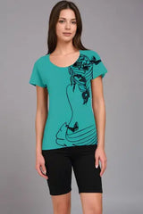Women Half Sleeve Tshirt