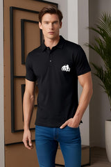 Men's Strength Fist Graphics Polo T-shirt