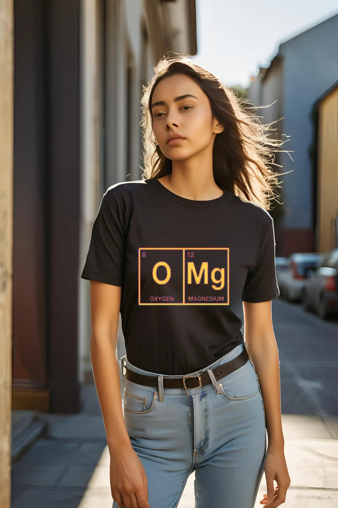 Women's OMG elements Half Sleeve T-shirt