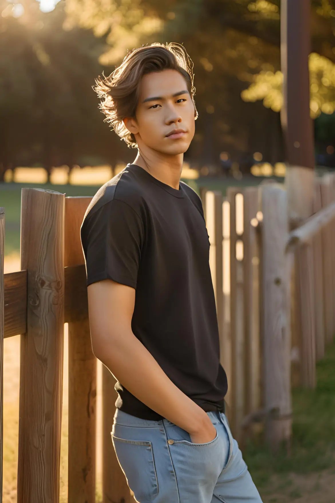 Men's Black Round Neck Half Sleeve Plain T-shirt