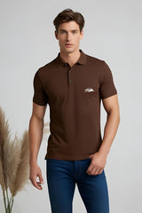 Coffee Brown Polo T-shirt