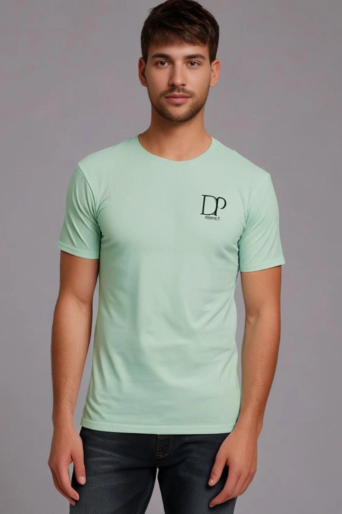 Men's Jade Round Neck Half Sleeve Classic T-shirt