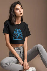 Women's "Friends Bond" Crop Top
