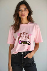 Empowerment Tees: Women's 'Keep Going' Baby Pink T-Shirt