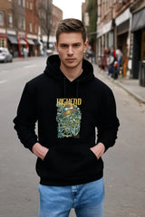 Mens Steampunk Hooded Sweatshirt