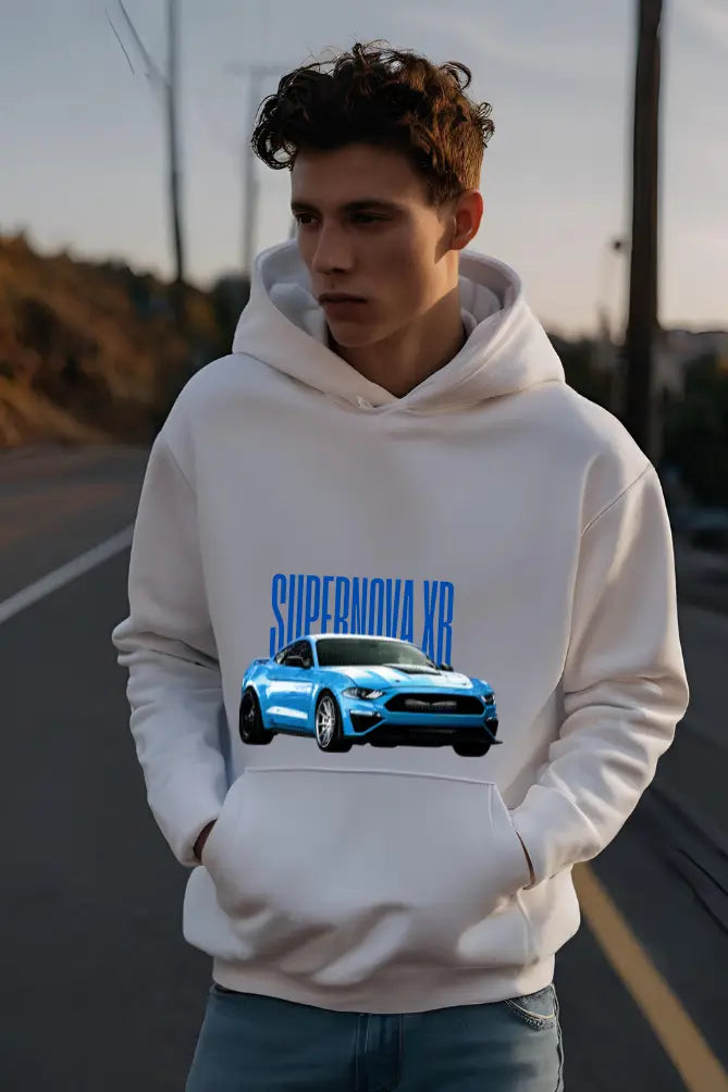 Men's Supernova Car Hooded Sweatshirt